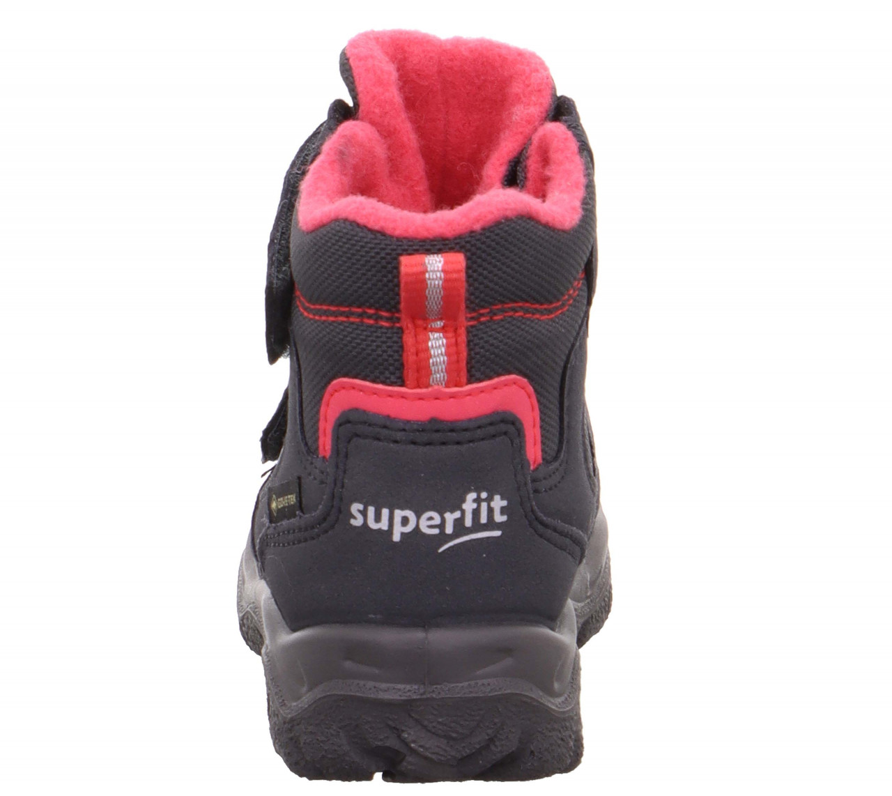 HUSKY1 - Grau/Pink Boots mit Klettverschluss