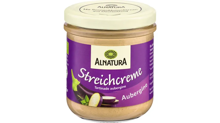 Alnatura Bio Streichcreme Aubergine 180 g