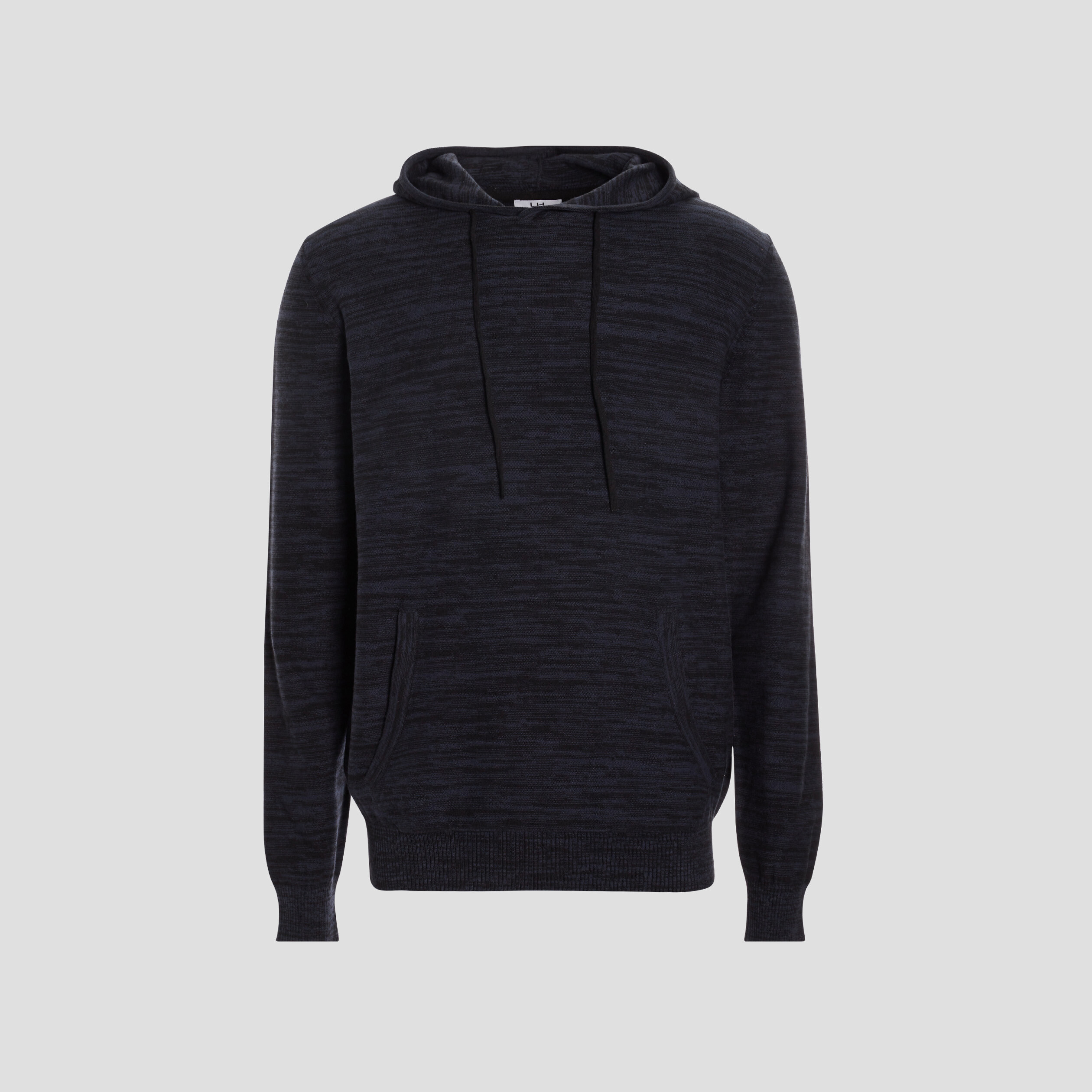 Pull à capuche bleu foncé homme | La Halle