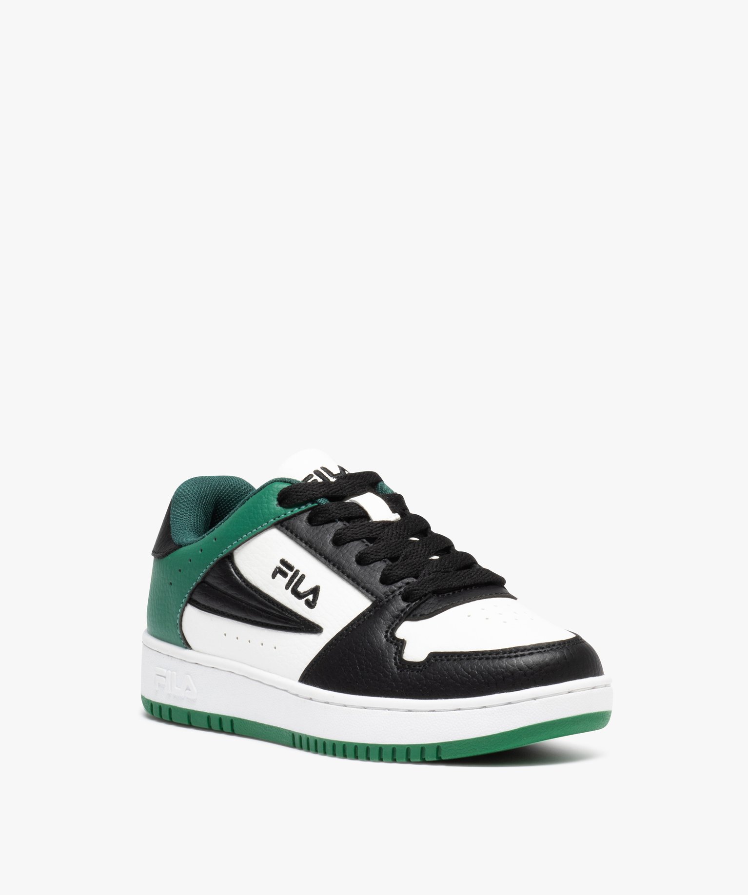 Baskets Garçon tricolore à lacets - FILA blanc | GEMO
