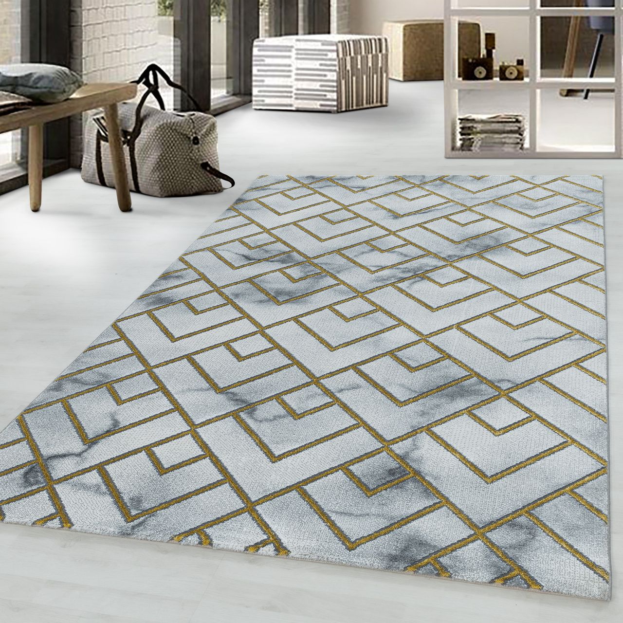 Ayyildiz Teppich, NAXOS 3813, GOLD, 200 x 290 cm