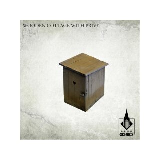 Poland 1939 Wooden Cottage with Privy