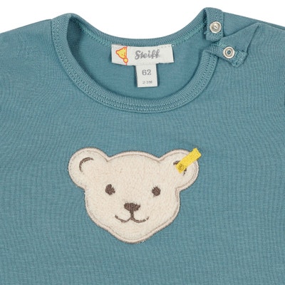 T-Shirt kurzarm, mittelblau
