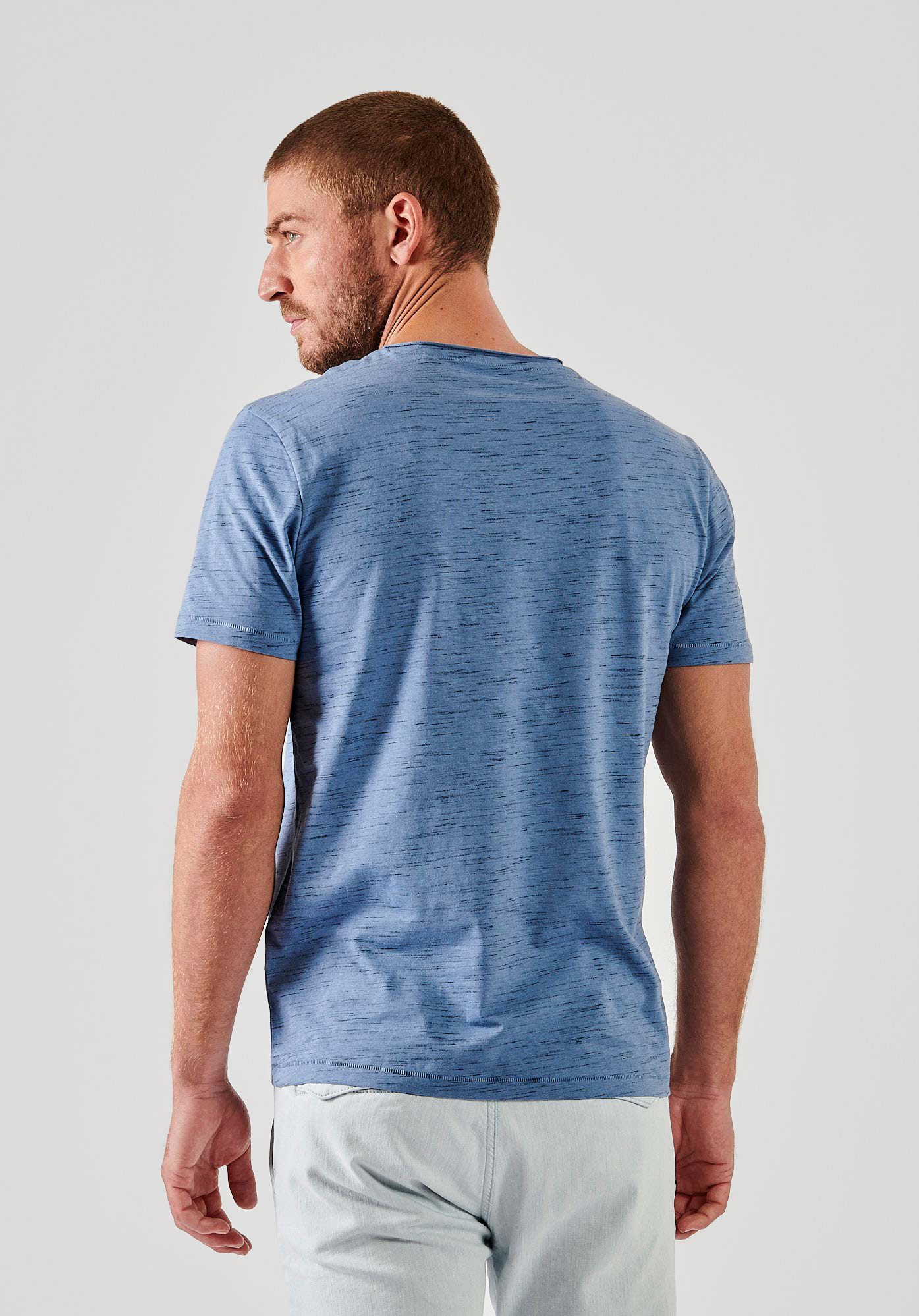 NETER  T-shirt bleu homme