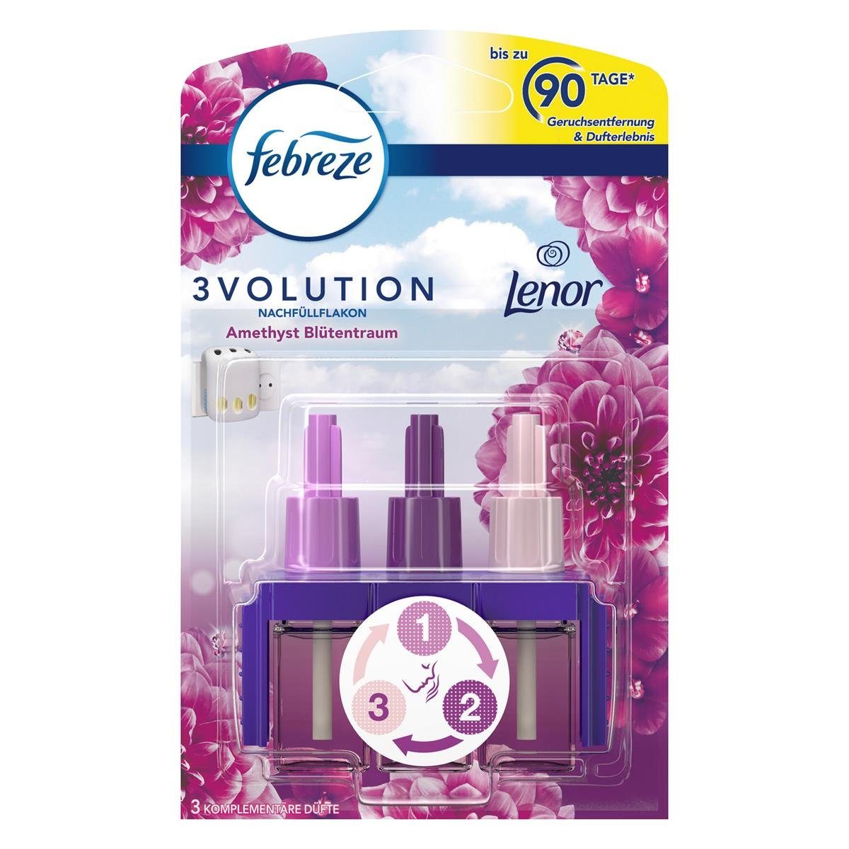 Febreze Raumduft Febreze 3Volution Nachfüllflakon Lenor Amethyst 20ml - Raumduft (1er P