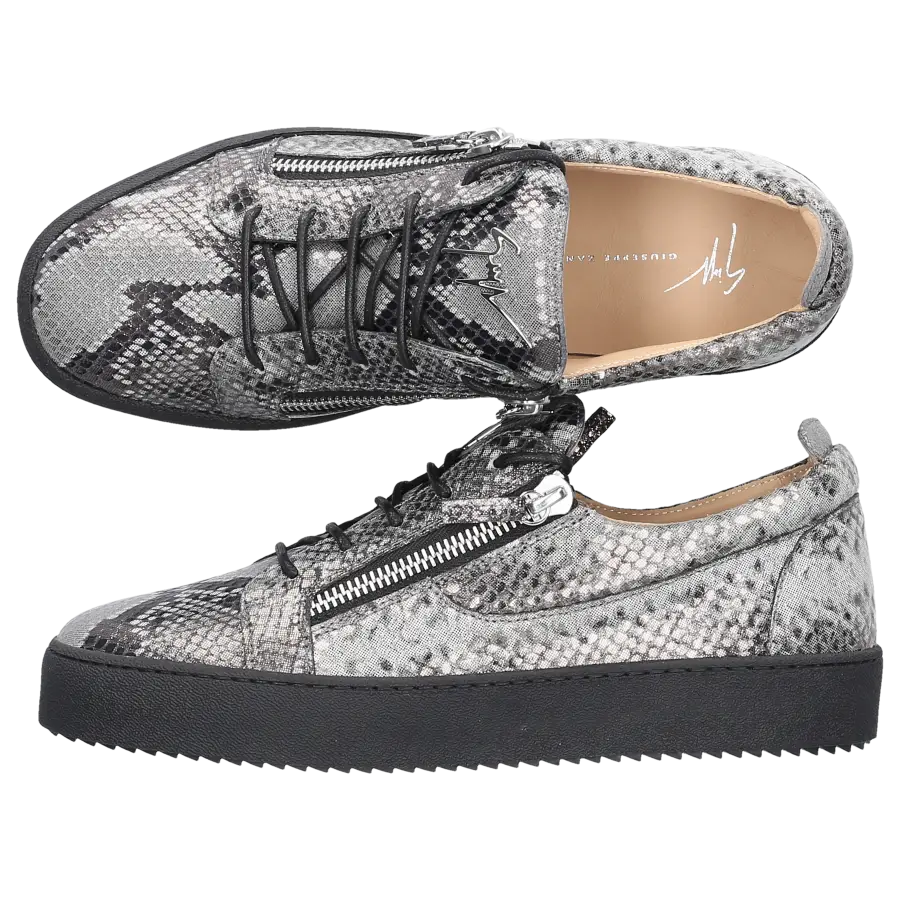 Giuseppe Zanotti - Sneaker low FRANKIE Kalbsleder - grau