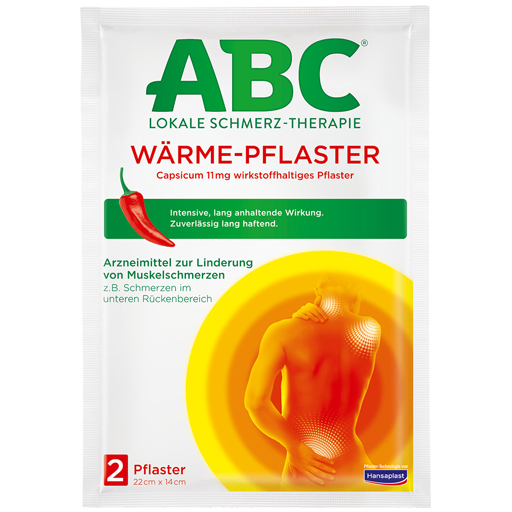 ABC Wärme-Pflaster Capsicum  2 St  Pflaster