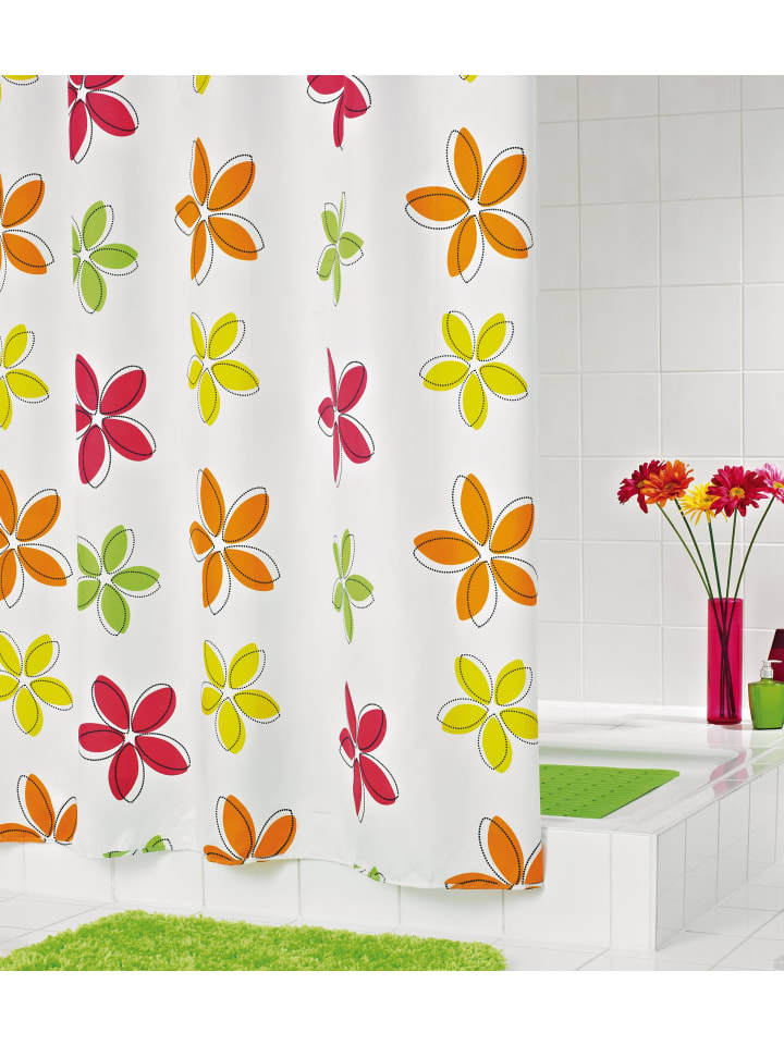 RIDDER Duschvorhang Textil Fleur multicolor 180x200 cm günstig kaufen onesize