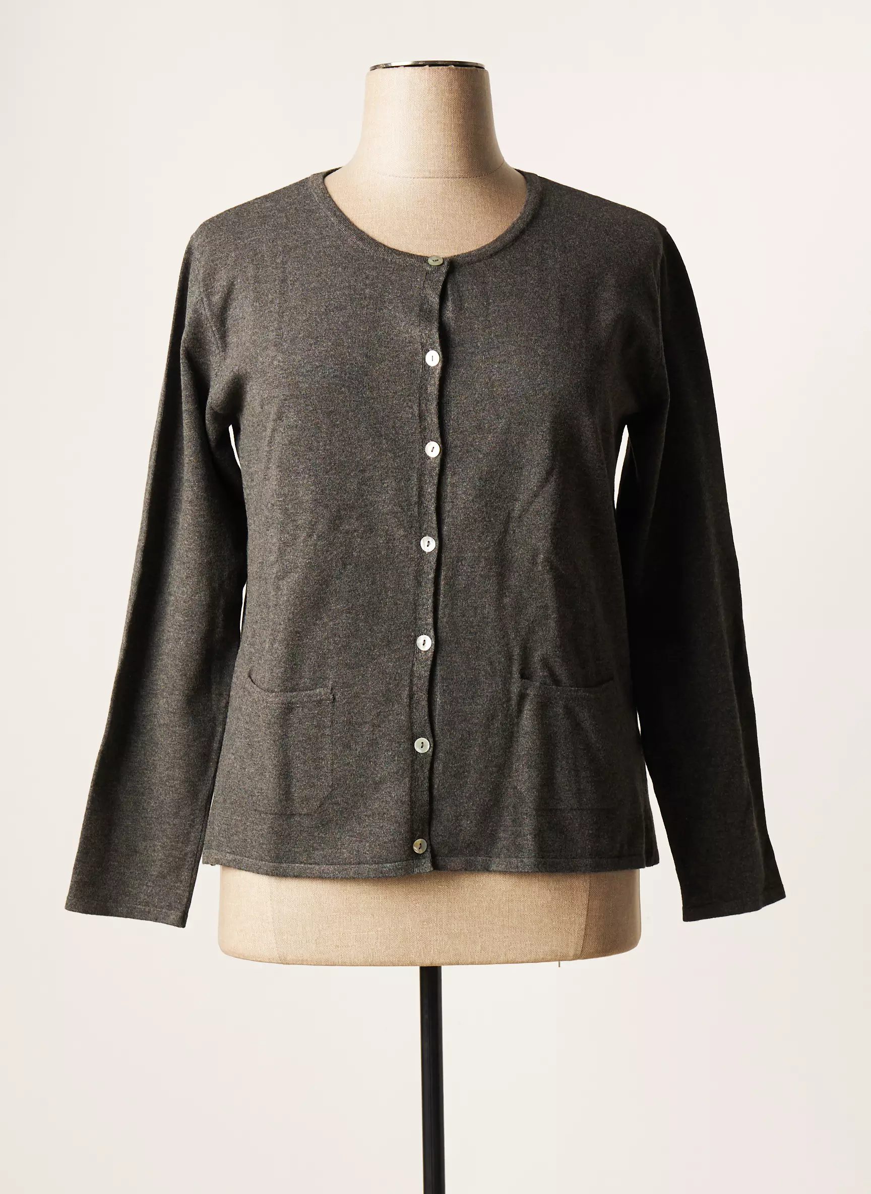 Griffon Cardigans Femme couleur gris