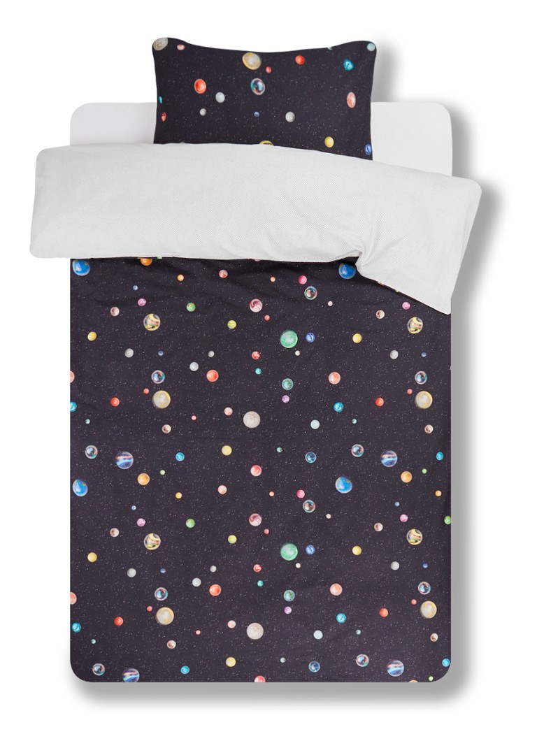 Set di biancheria da letto Snurk Marble Universe in cotone a 160 fili - federe incluse
