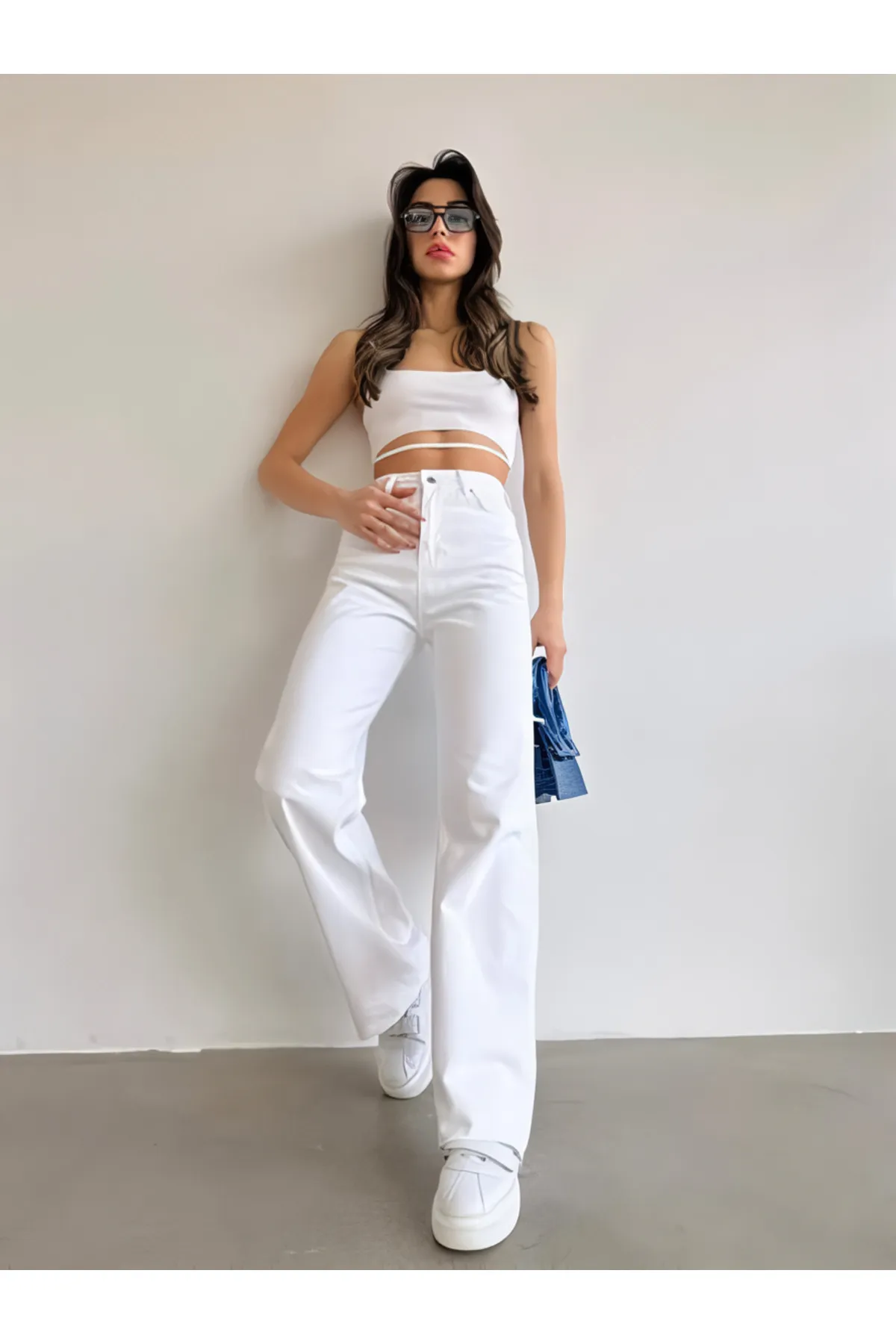 TRENDNATUREL  Jeans - Weiß - Loose
