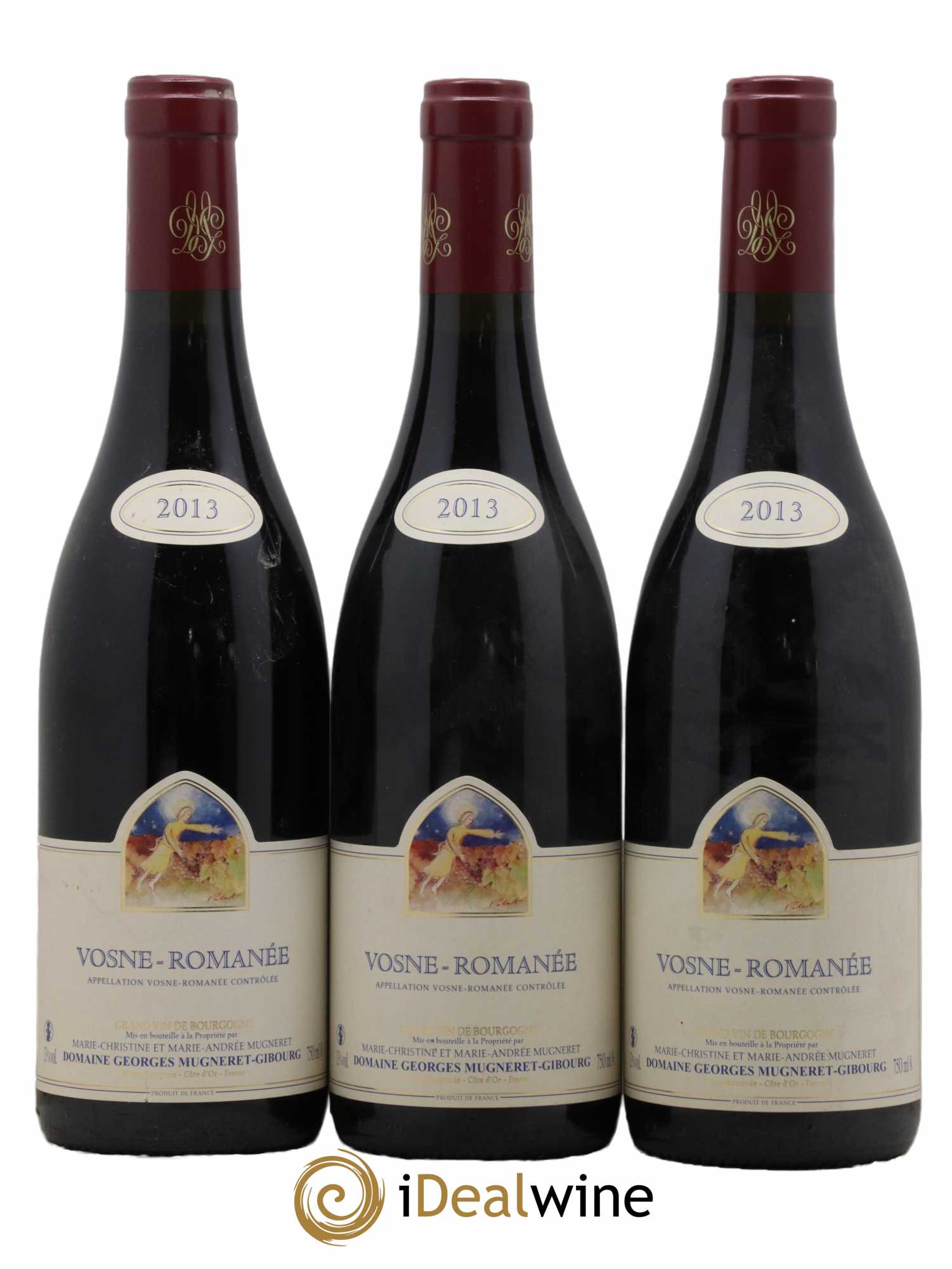 Vosne-Romanée Mugneret-Gibourg (Domaine)  2013 - Lot de 3 Bouteilles
