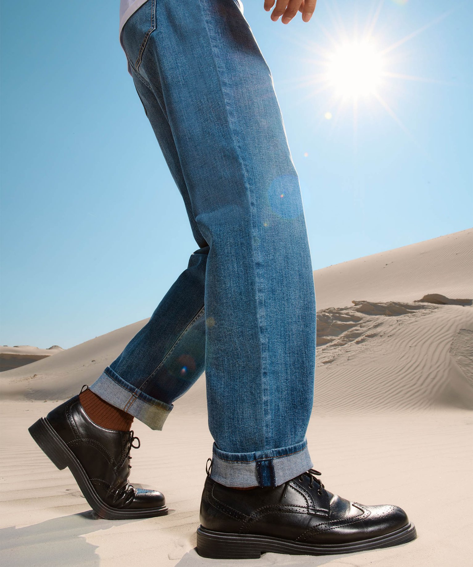 Derbies homme unis à bout fleuri noir | GEMO