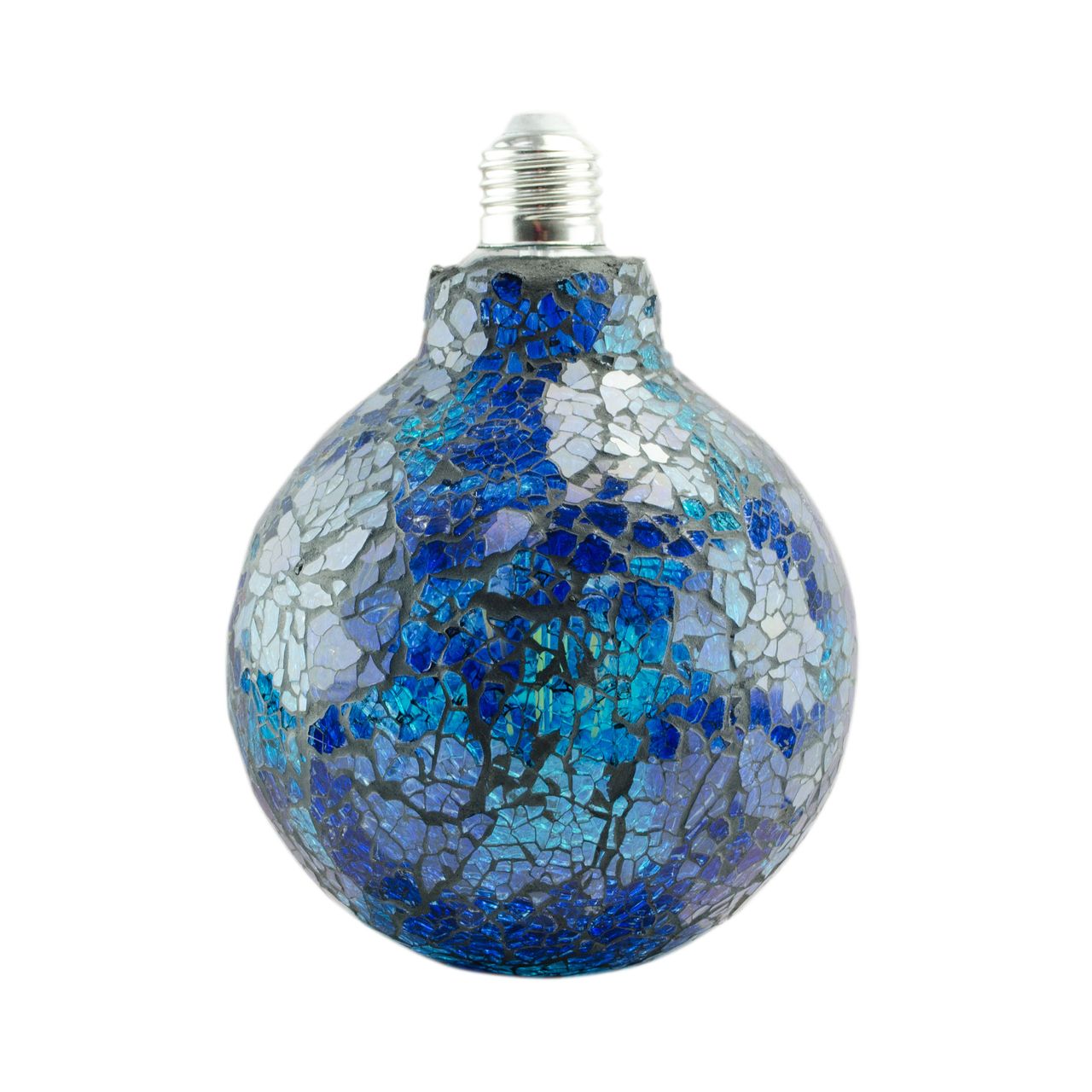 X4-Life LED-Mosaik-Kugel in Grün-Blau mit E27-Fassung G125 4W