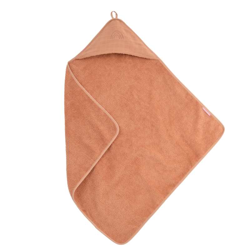 Cape de bain unie Arc-en-ciel - terracotta