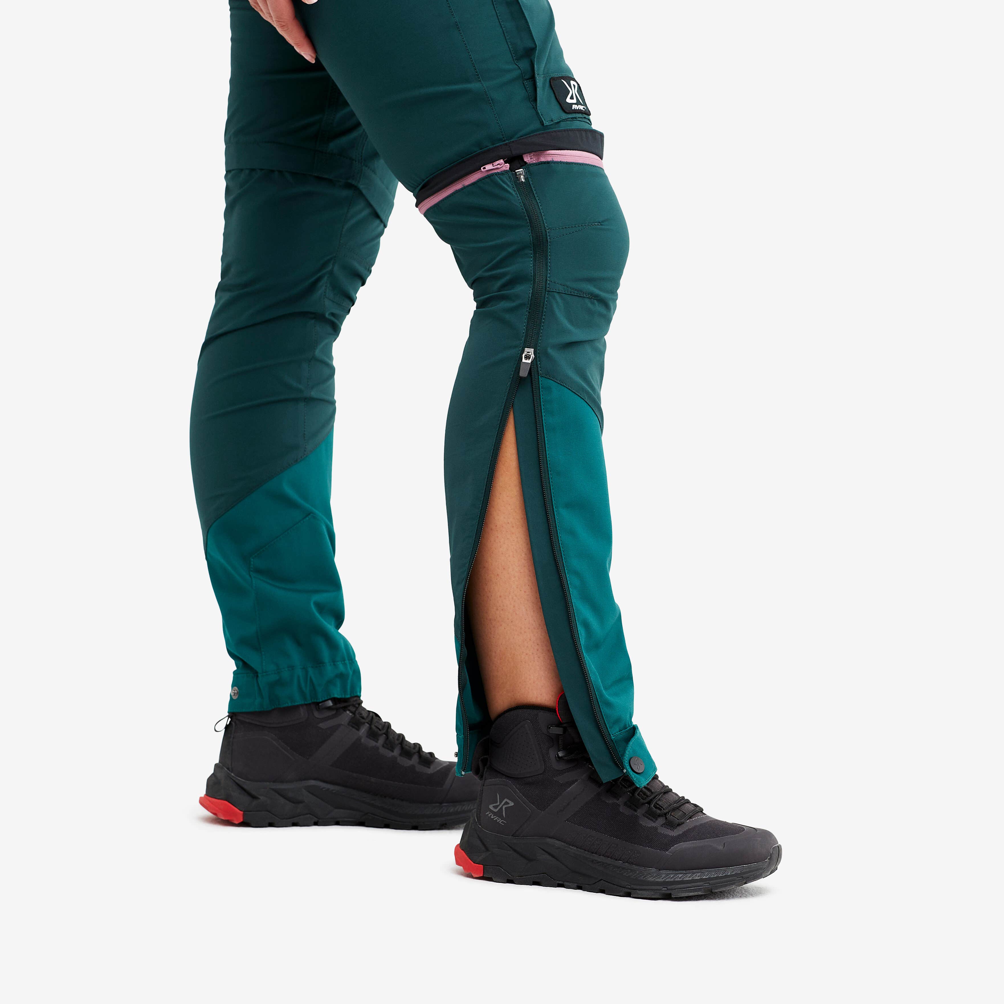 Silence T-zip Pants Femme Dark Teal