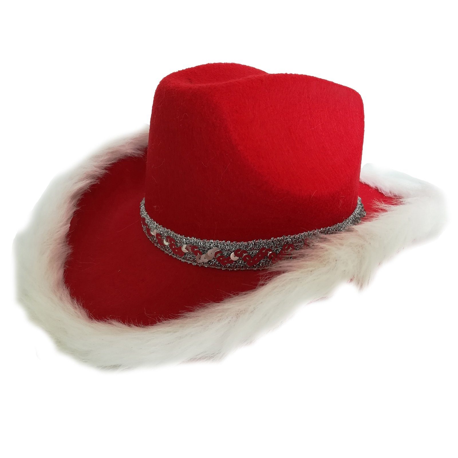 HTI-Living Cowboyhut Karnevalshut Rot Cowboy