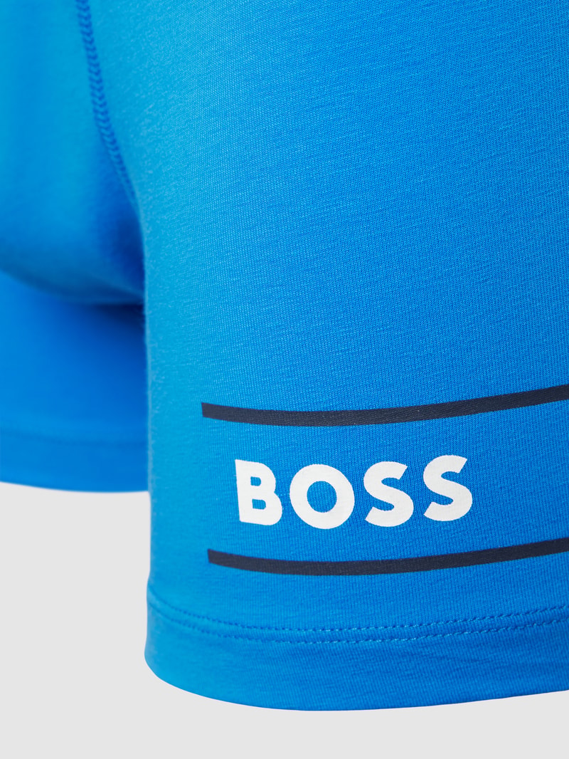 Trunks mit Label-Details in royalblau