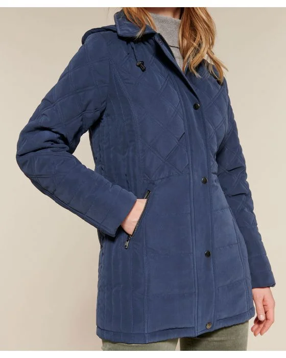 Parka matelassée capuche amovible