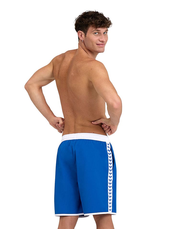 Arena Badeshorts in Blau/ Weiß günstig kaufen