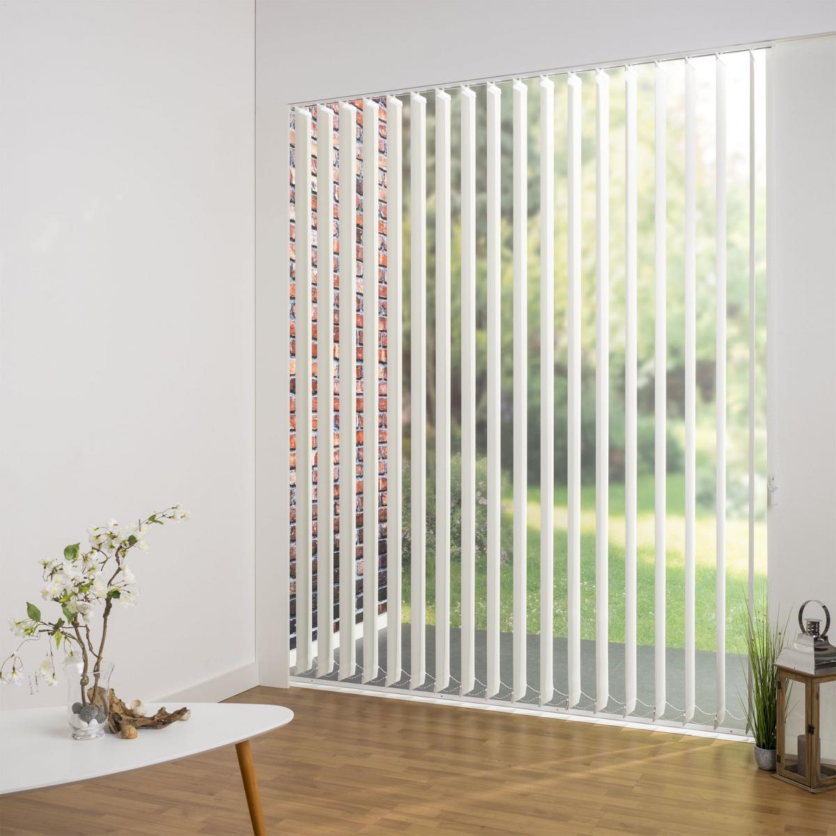 Bella Casa Vertikalanlage Maß, 127 mm Lamelle, 100 x 180 cm, beige