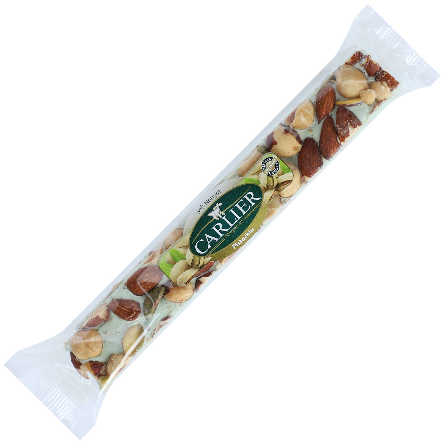 Carlier Soft Nougat Pistachio 100g