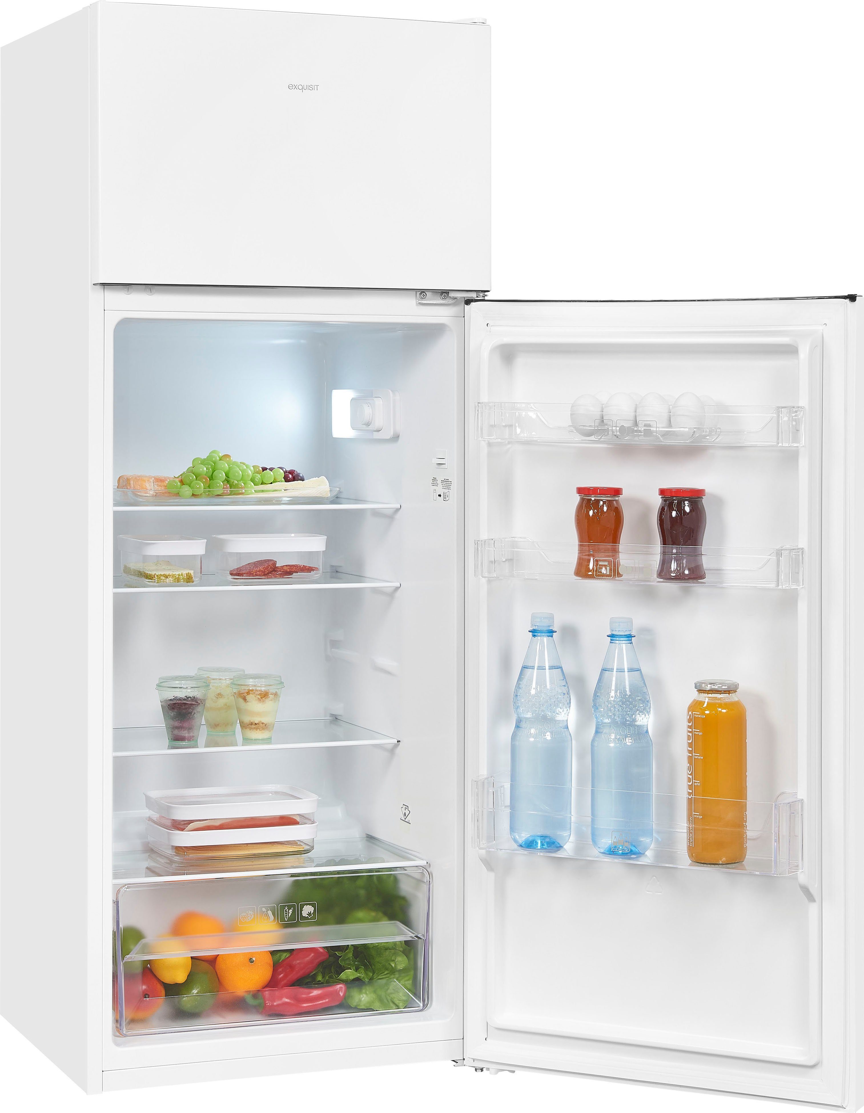 exquisit Top Freezer KGC270-45-040D, 142,6 cm hoch, 54,5 cm breit
