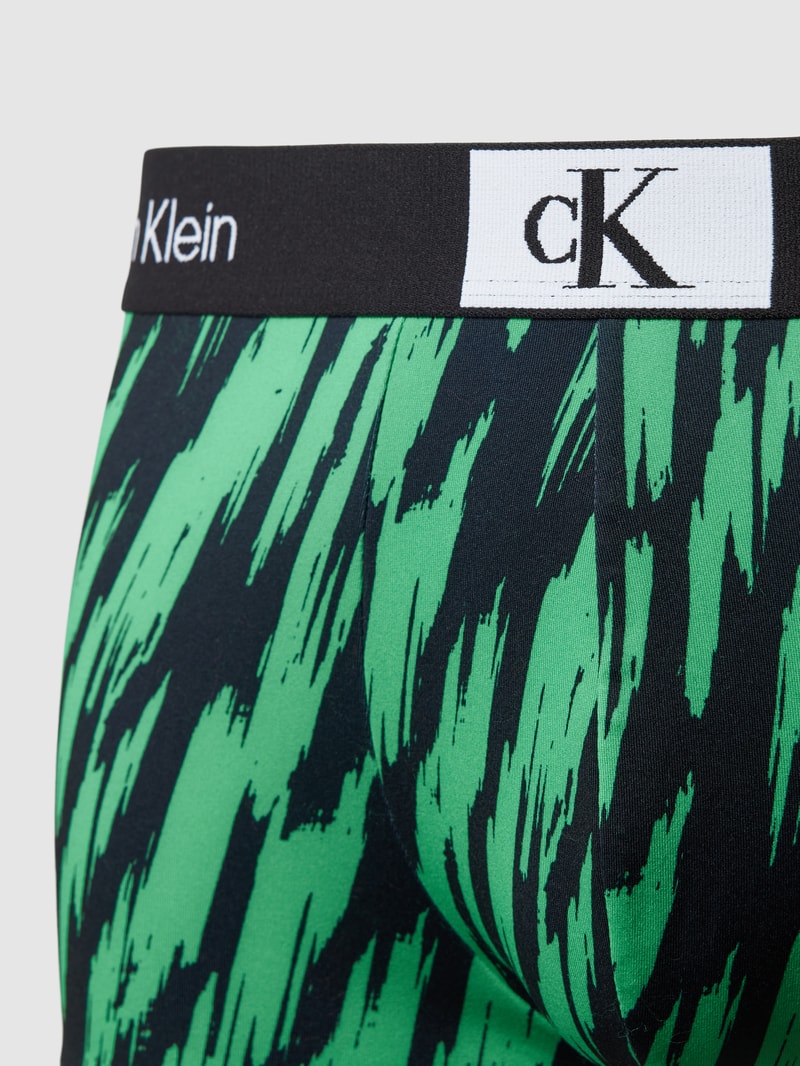 Trunks mit elastischem Logo-Bund im 3er-Pack in grün
