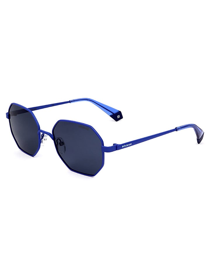 Polaroid Herren-Sonnenbrille in Dunkelblau/ Blau günstig kaufen 53