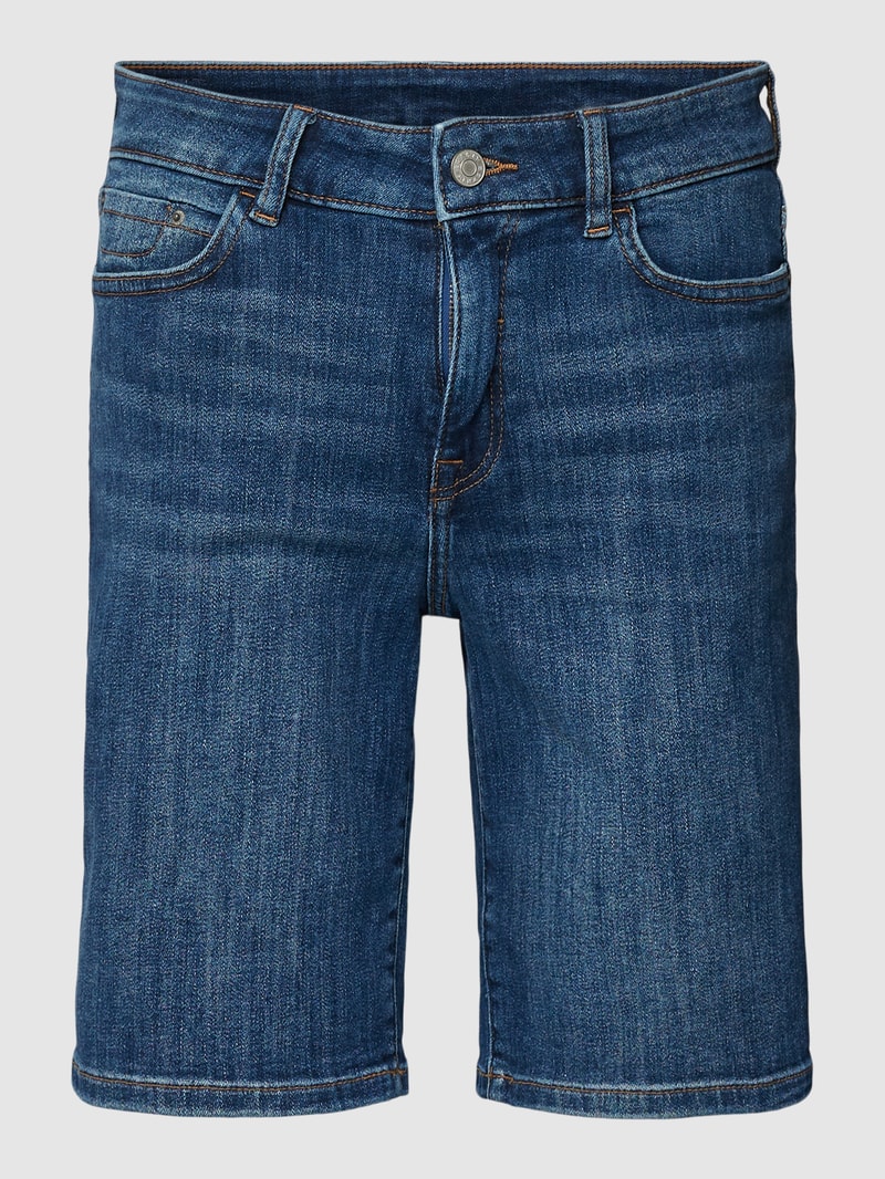Jeansshorts im 5-Pocket-Design in blau