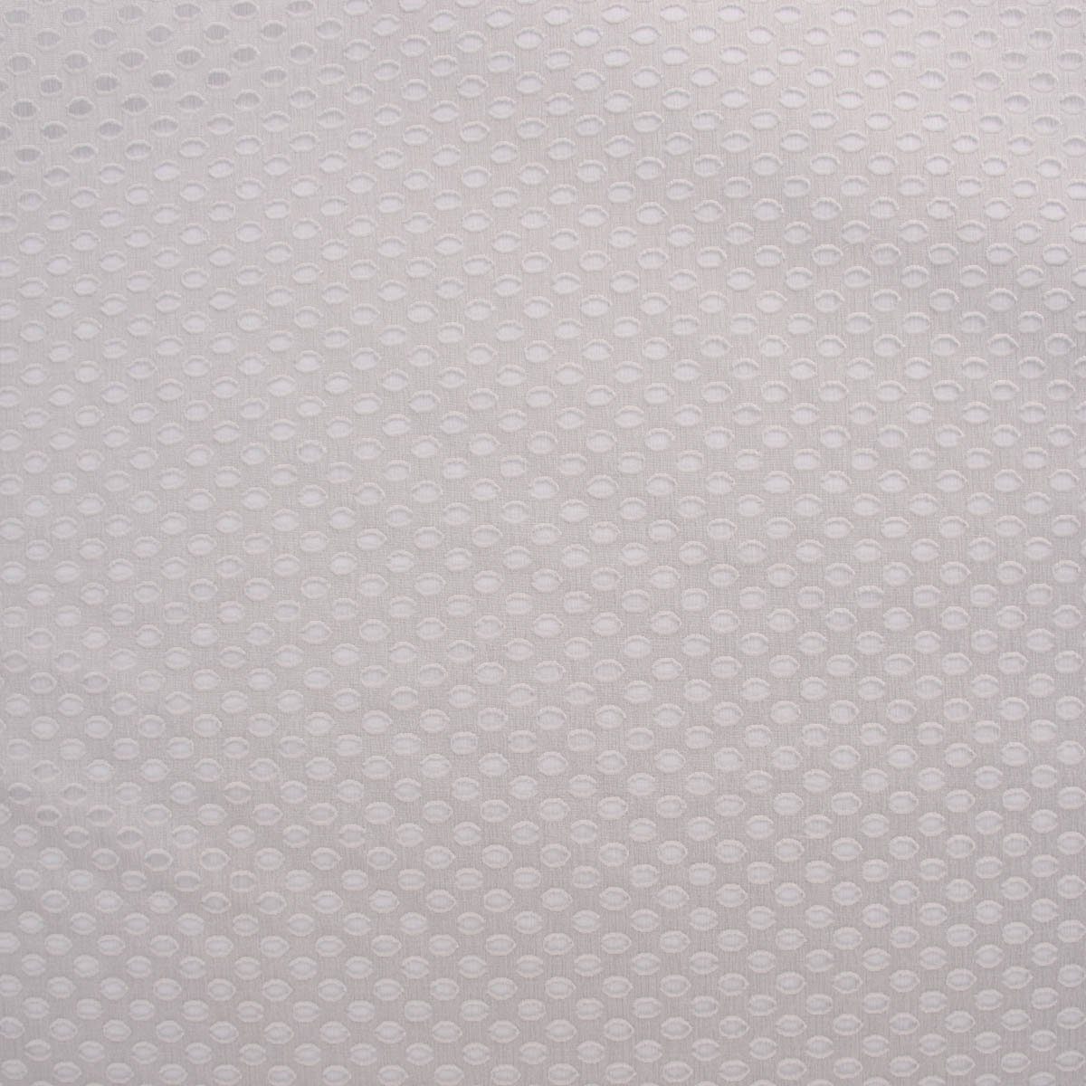 Meterware Rasch Textil Stores Punti Scherli Punkte hellgrau 300cm, stark perforiert, Kunstfaser, überbreit