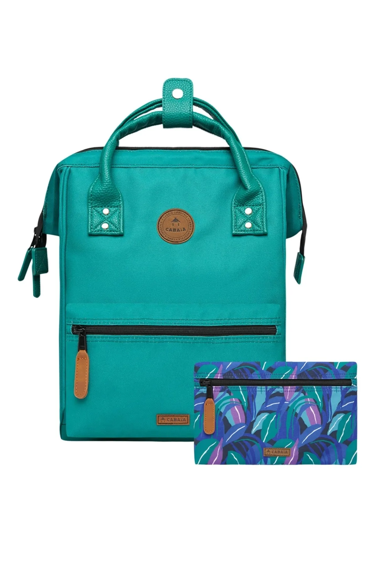 Cabaia  Rucksack - Grün - Geblümt