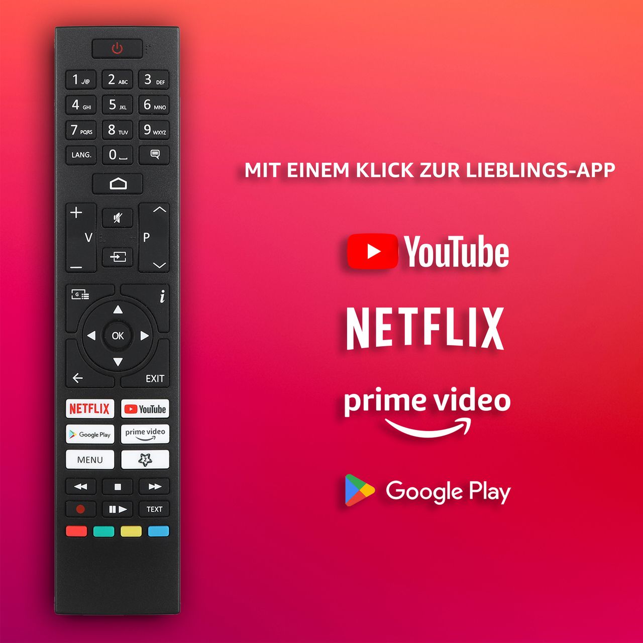 Telefunken TELEFUNKEN D55U750X2CWI Fernseher 55 Zoll Android Smart TV (4K UHD, HDR Dolby Vision, Dolby Atmos)