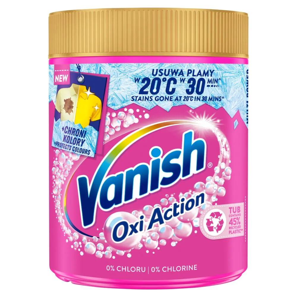 Αφαίρεση λεκέδων υφασμάτων σε σκόνη Vanish Oxi Action