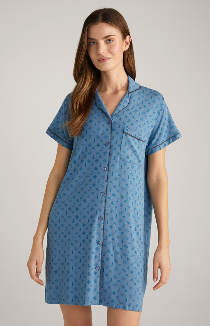 Loungewear Longshirt in Ocean Blue