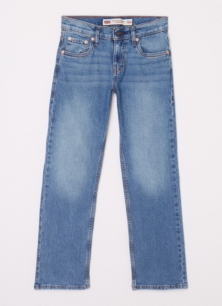 Blugi Levi's 551Z cu croială dreaptă, spălare medie
