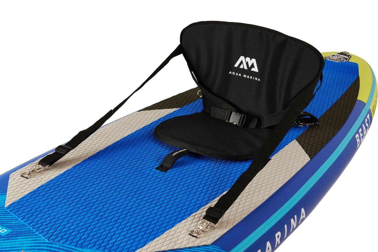 PureHaven Aqua Marina SUP Board 320x81cm mit Reißverschlussrucksack Double Action-Pumpe LIQUID AIR V1 Paddel Einschub-Mittelfinne Sicherheitsleine Blau