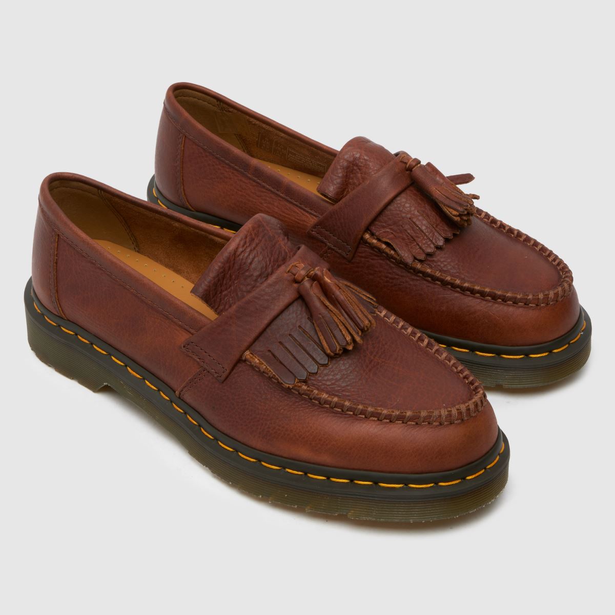 Dr Martens – Adrian – Bruna loafers med tofs