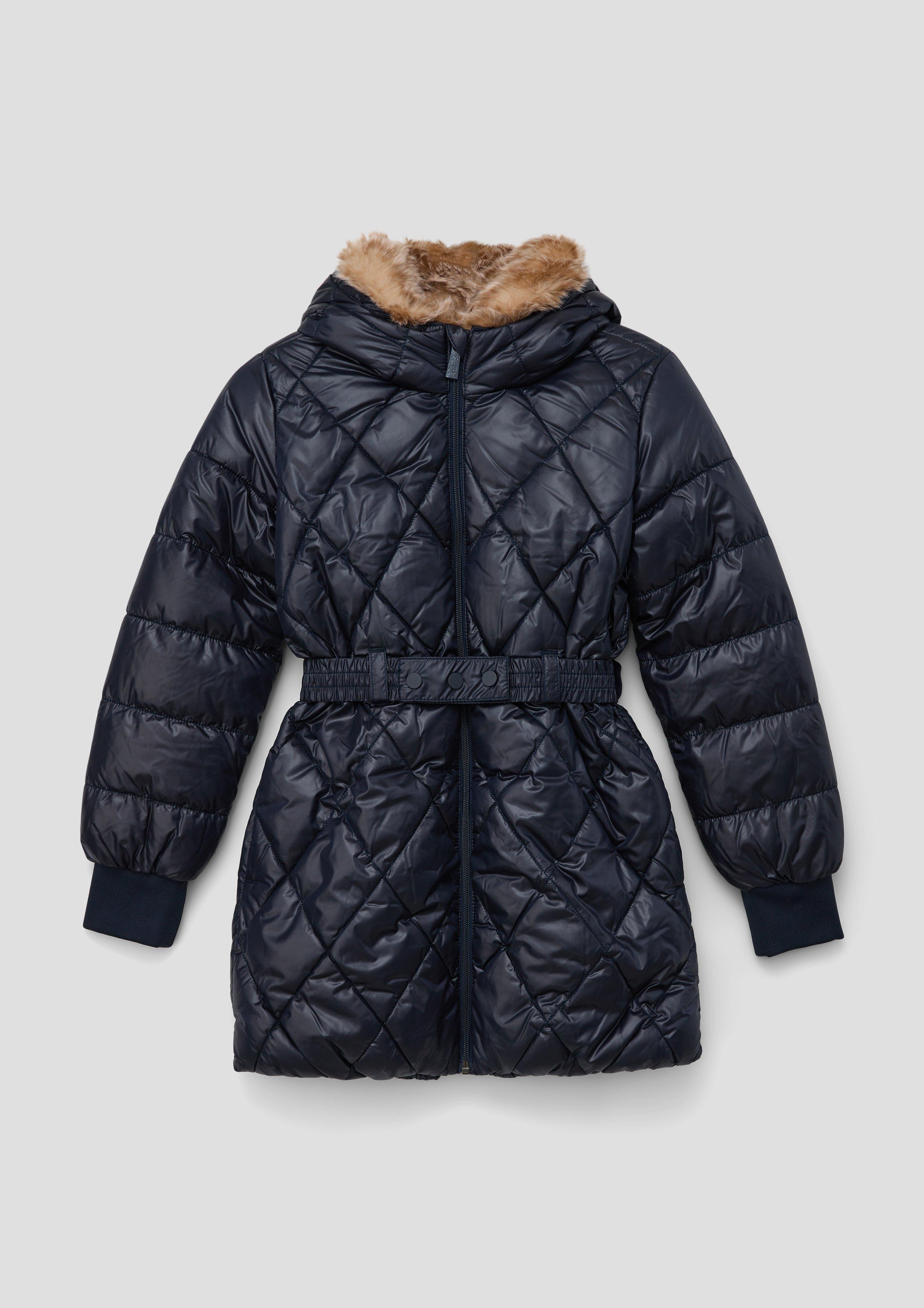 Steppjacke mit Textilgürtel  2131918-5952