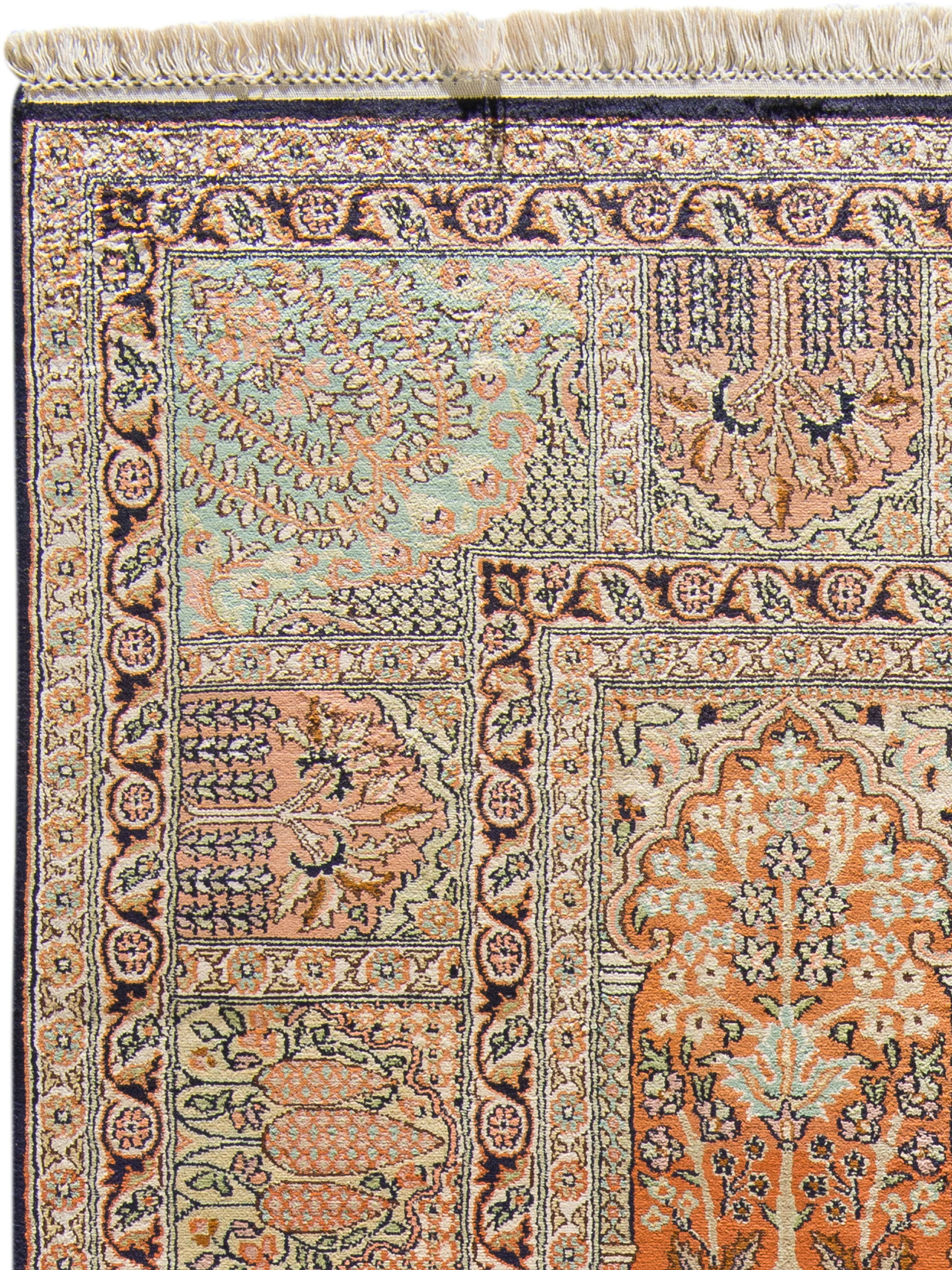 Kaschmir Seide 18/18 ca. 167 x 246 cm, Unikat / Einzelstück