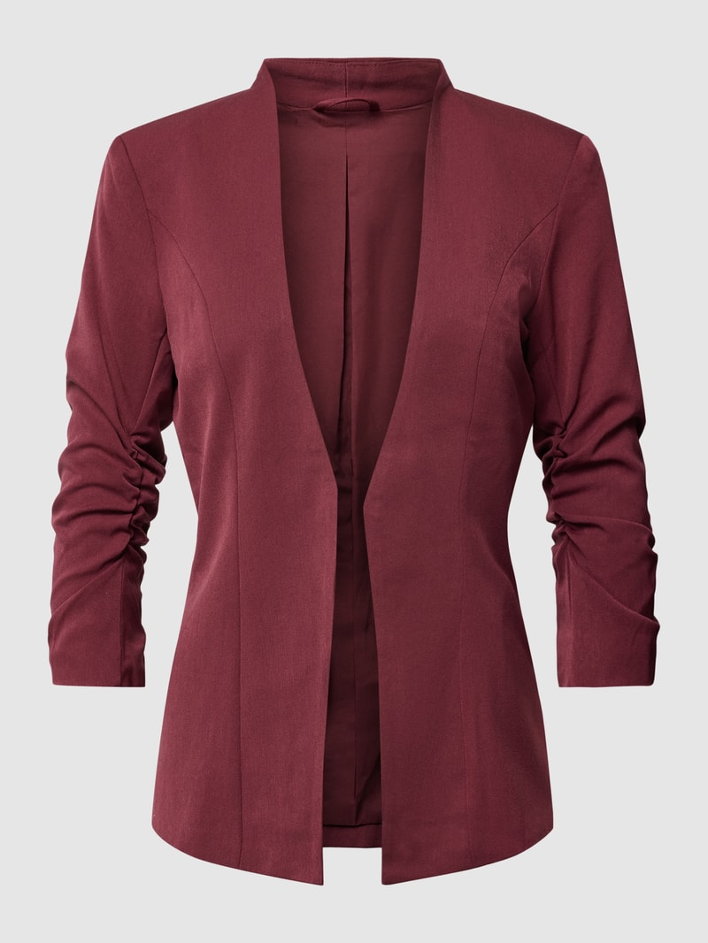 Blazer mit Viskose-Anteil in dunkelrot