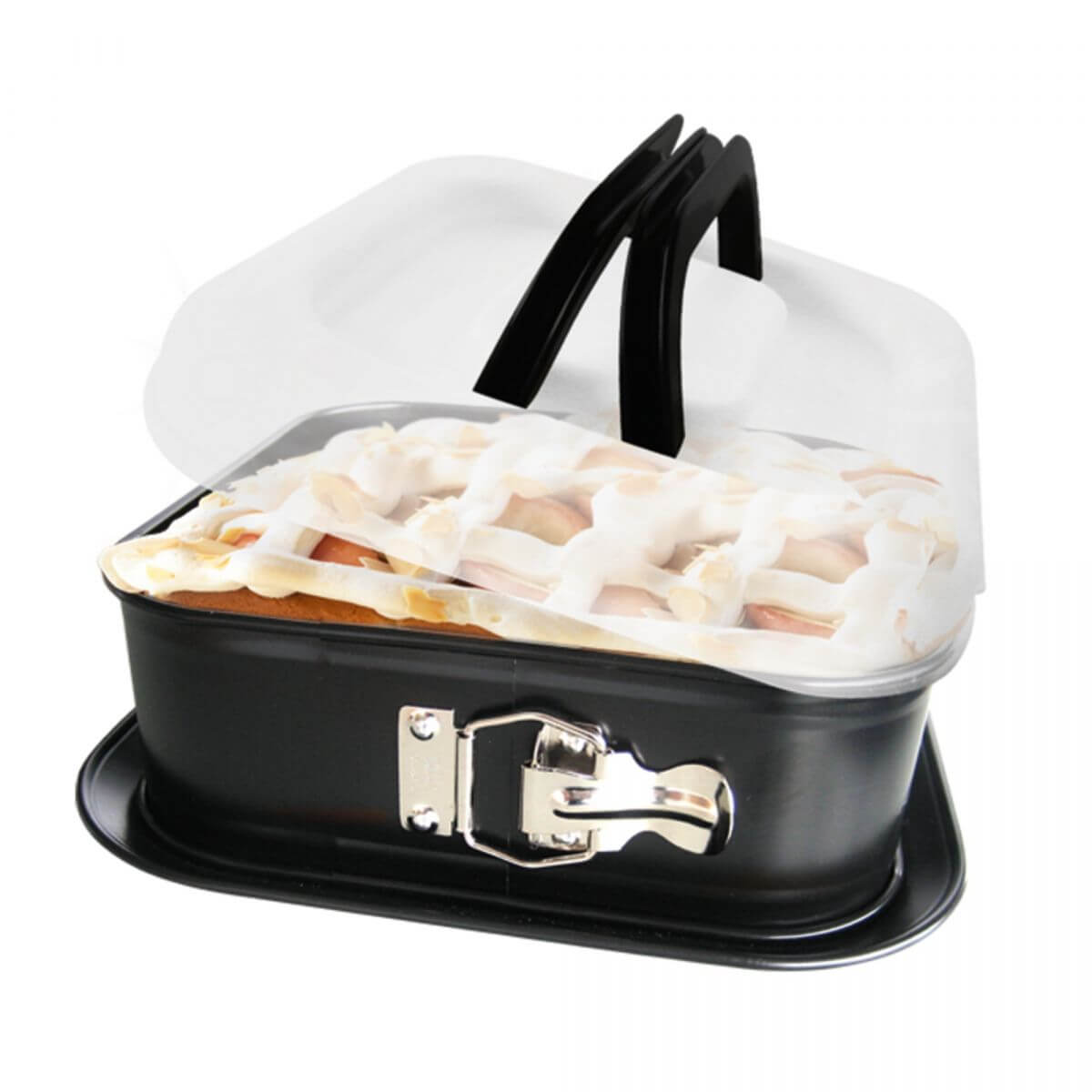 Kaiser Springform Bake & Take mit Deckel 24 x 24 cm