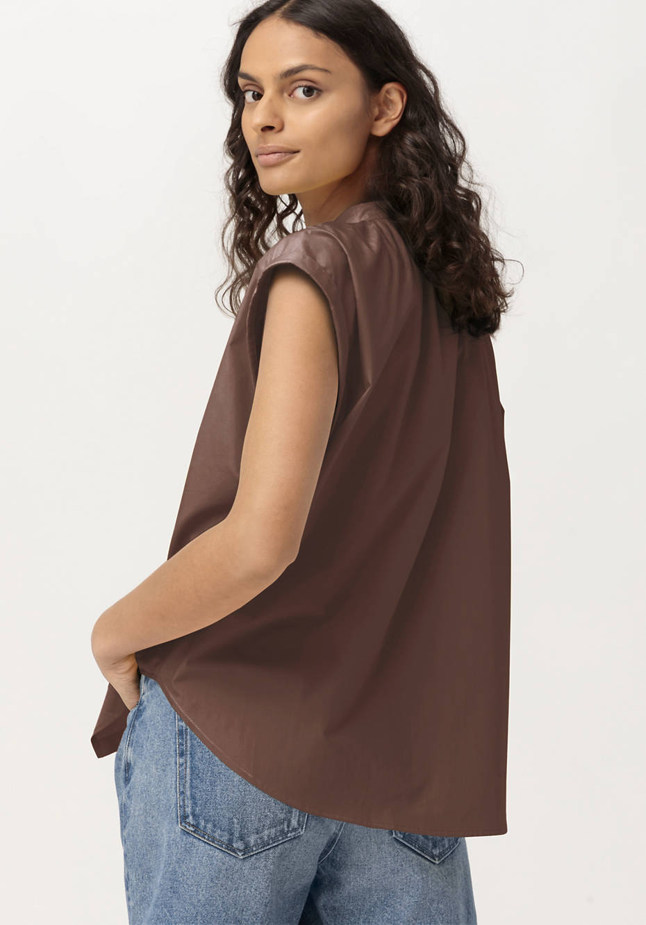 Bluse aus reiner Bio-Baumwolle