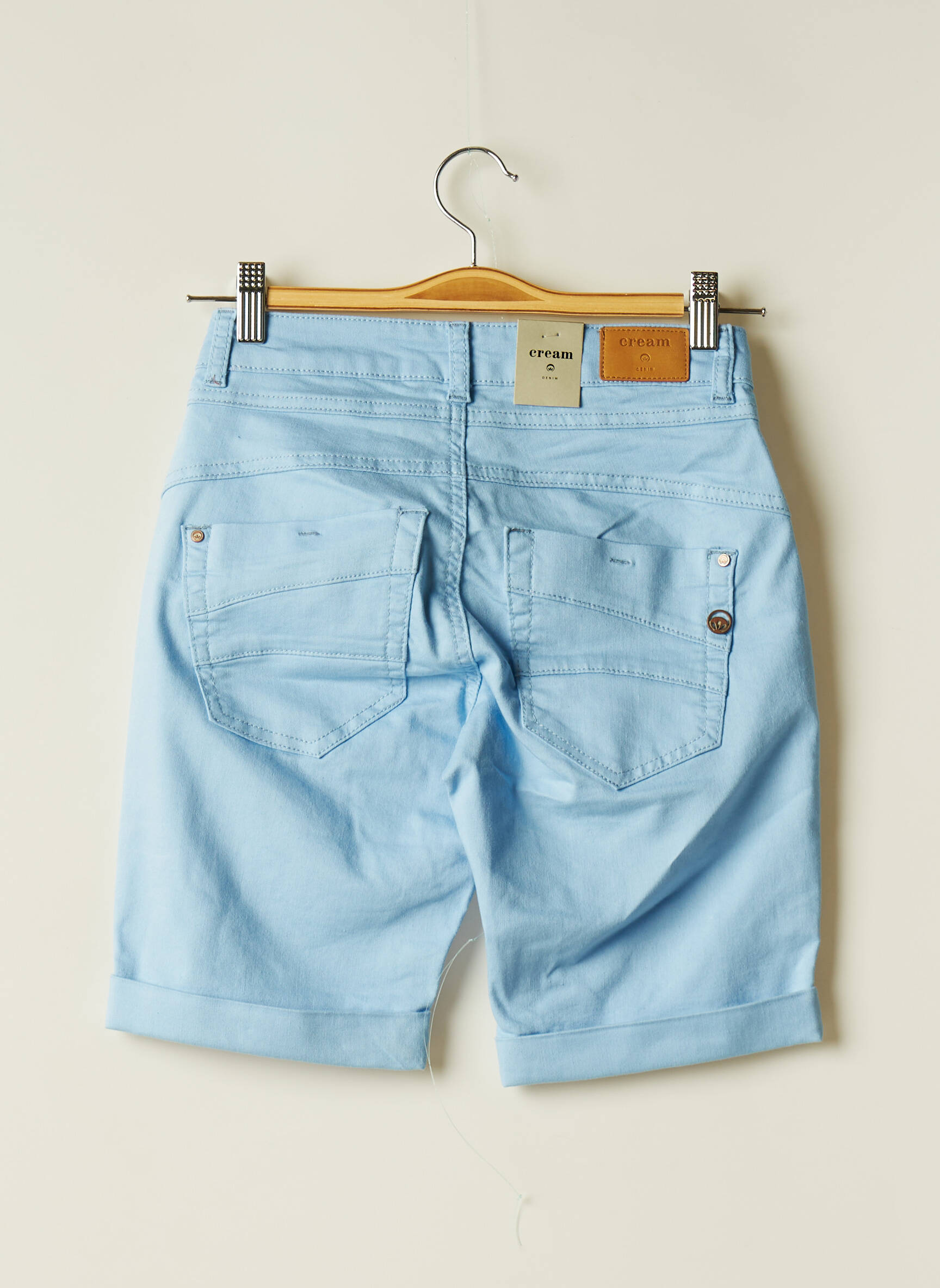 Cream Bermudas Femme couleur bleu