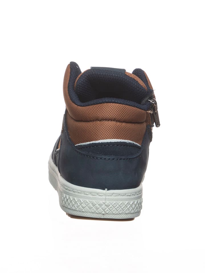 Primigi Leder-Sneakers in Dunkelblau günstig kaufen