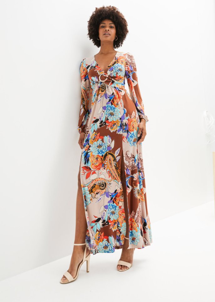Maxikleid mit Cutout