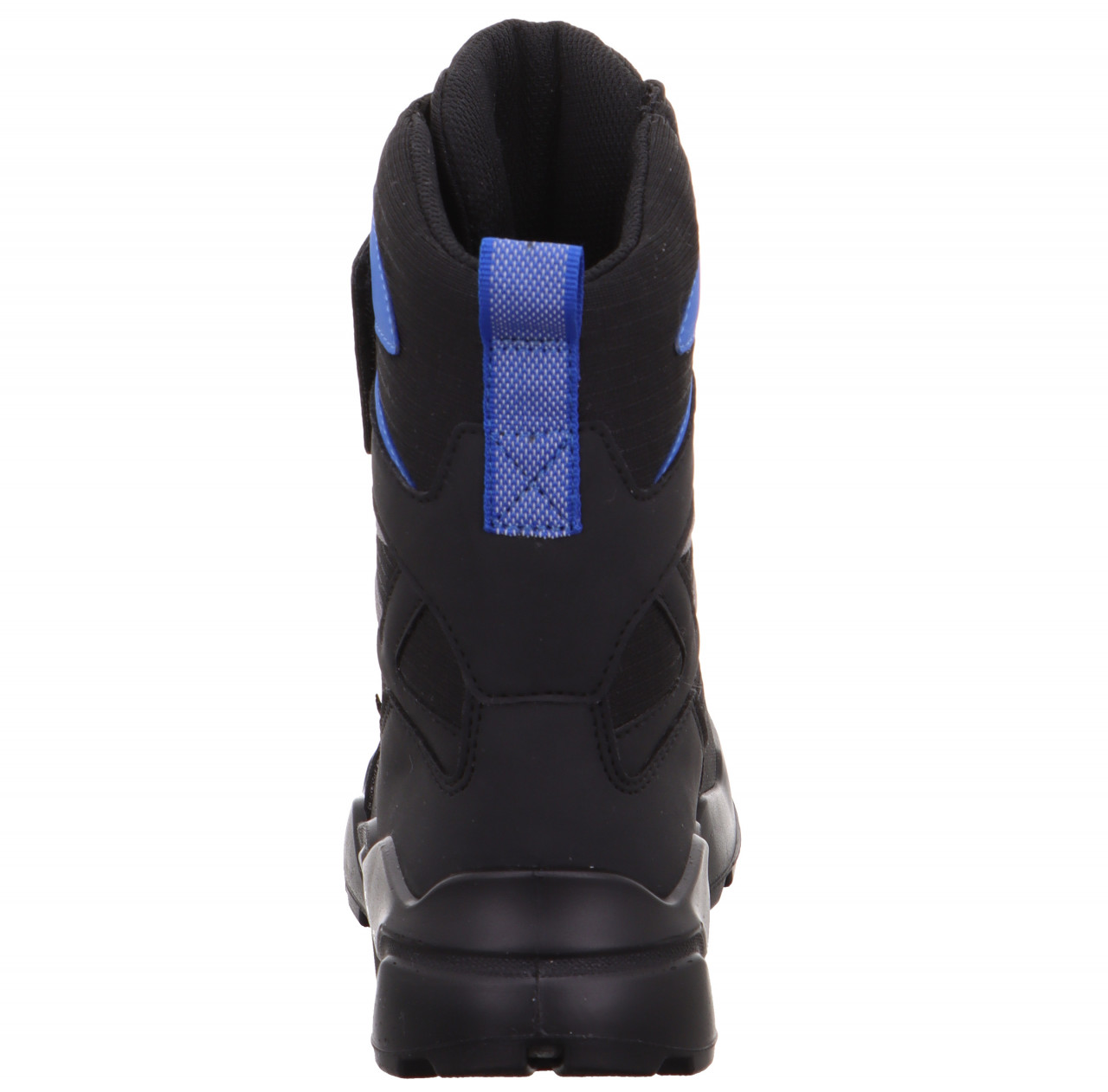 ROCKET - Schwarz/Blau Stiefel mit Klettverschluss