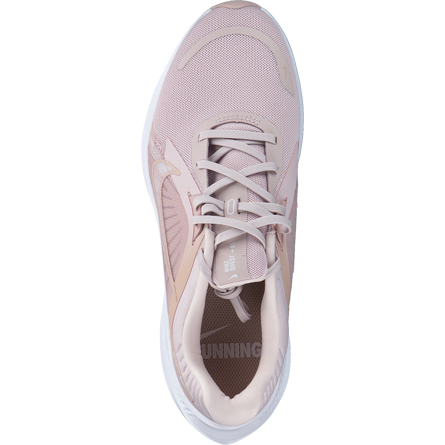 Nike Quest 5 DD9291, Schnürschuhe, Damen, barely rose/rosw whisp pink