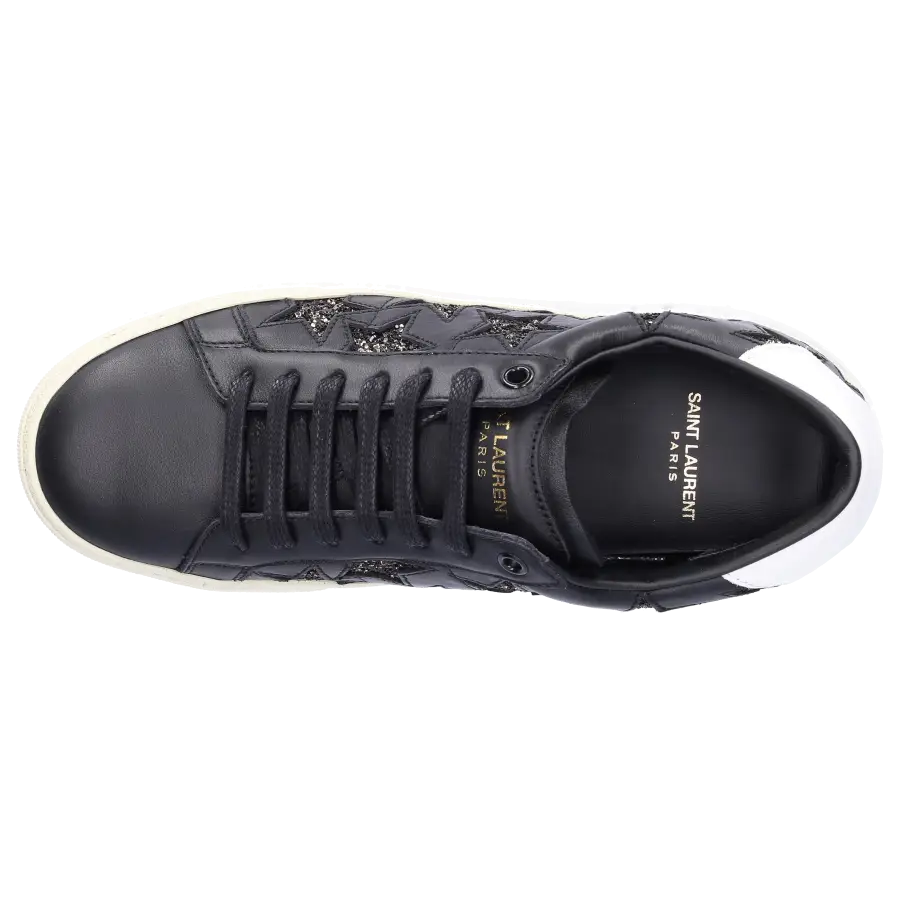 Saint Laurent - Sneaker low MOON PLUS Kalbsleder - schwarz
