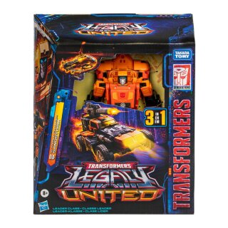 Transformers Generations Legacy United Leader Class Actionfigur G1 Triple Changer Sandstorm 19 cm